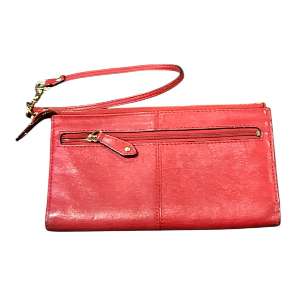 Vintage Coach Red “ Saucy” Leather Wristlet. - Picture 2 of 5